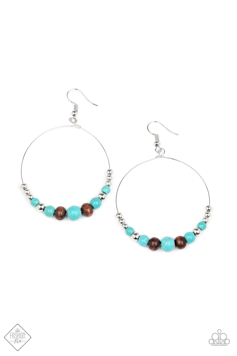 Paparazzi Earring ~ Serenely Southwestern - Blue