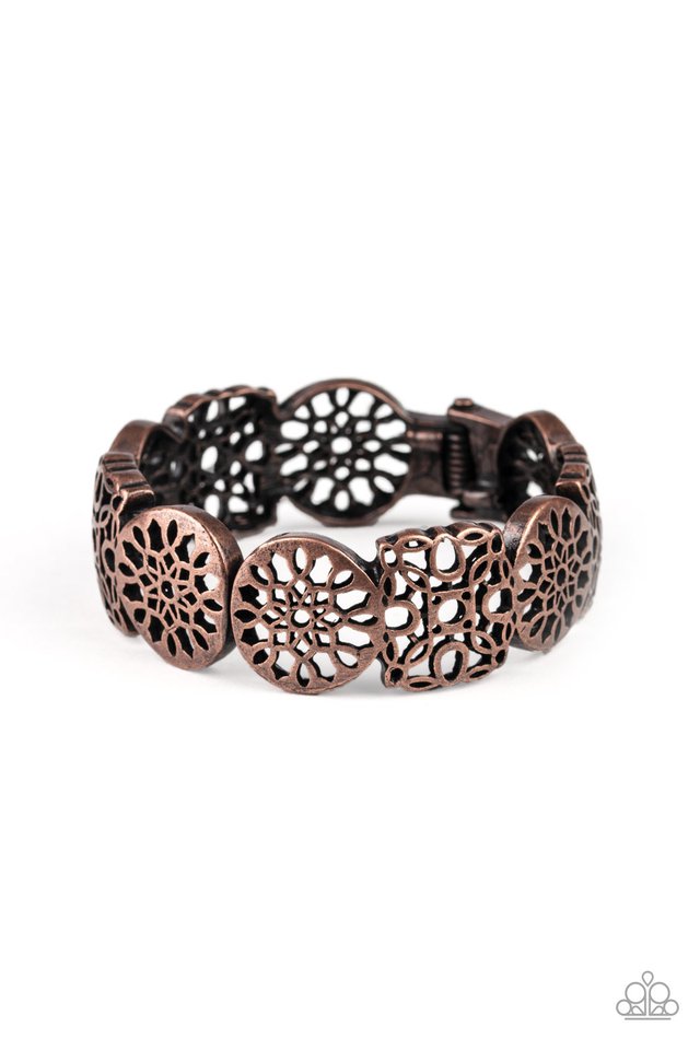 Mandala Mixer - Copper - Paparazzi Bracelet Image