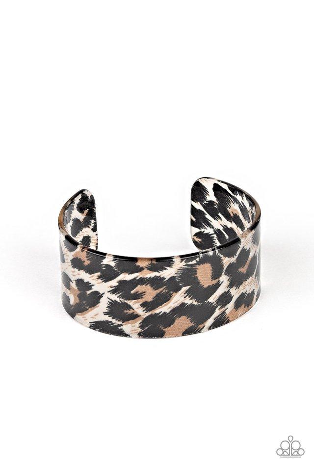 Pulsera Paparazzi ~ Top Cat - Marrón