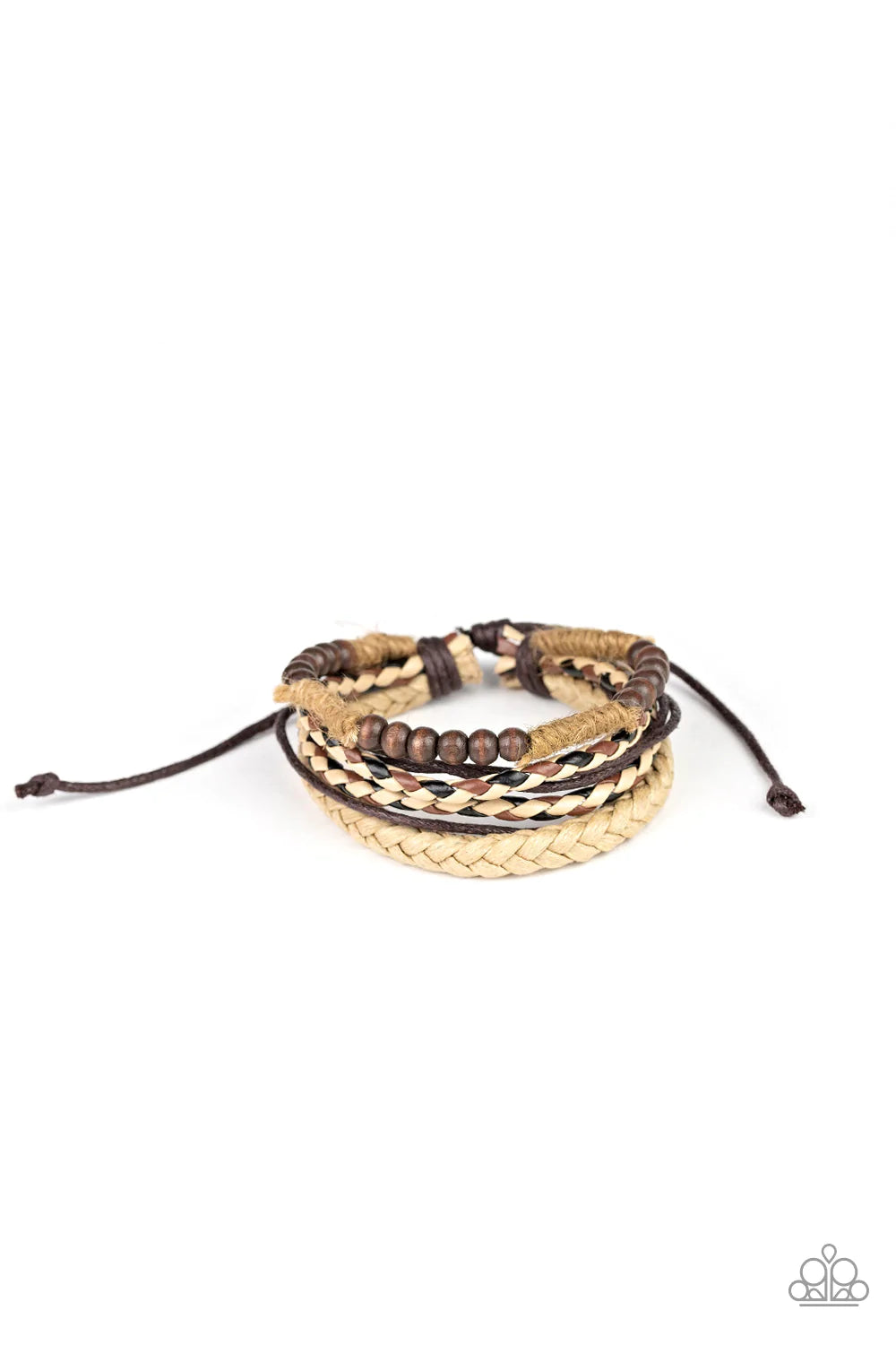 Paparazzi Bracelet ~ Woodland Wayfarer - Brown