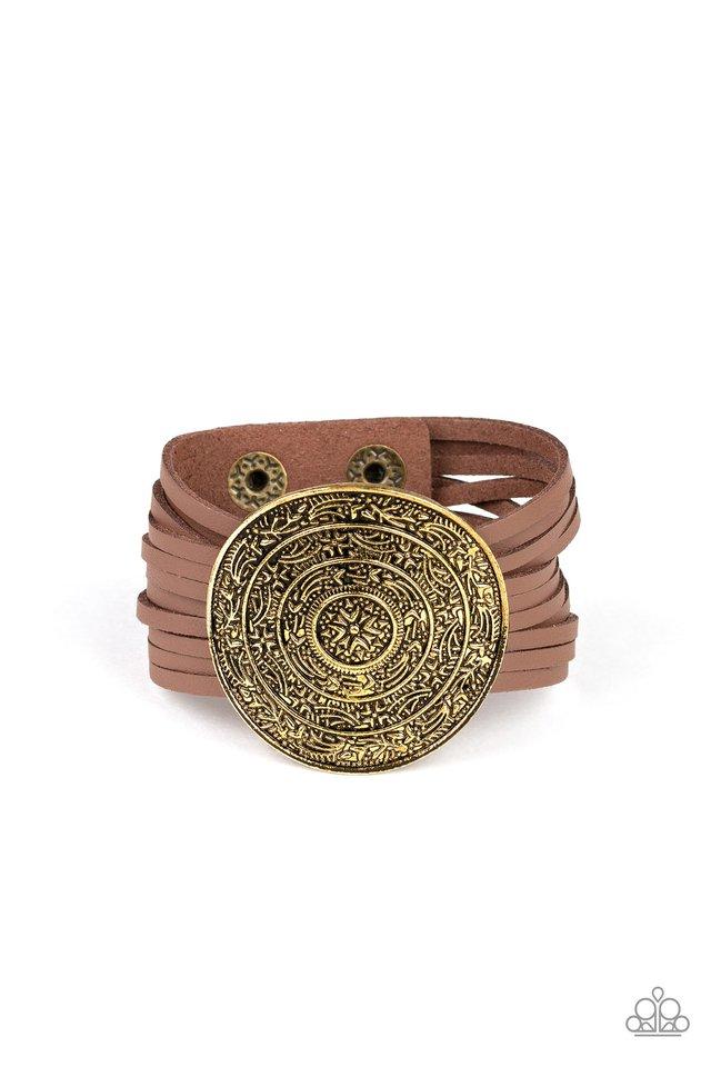 Paparazzi Bracelet ~ Treasure Quest - Brass