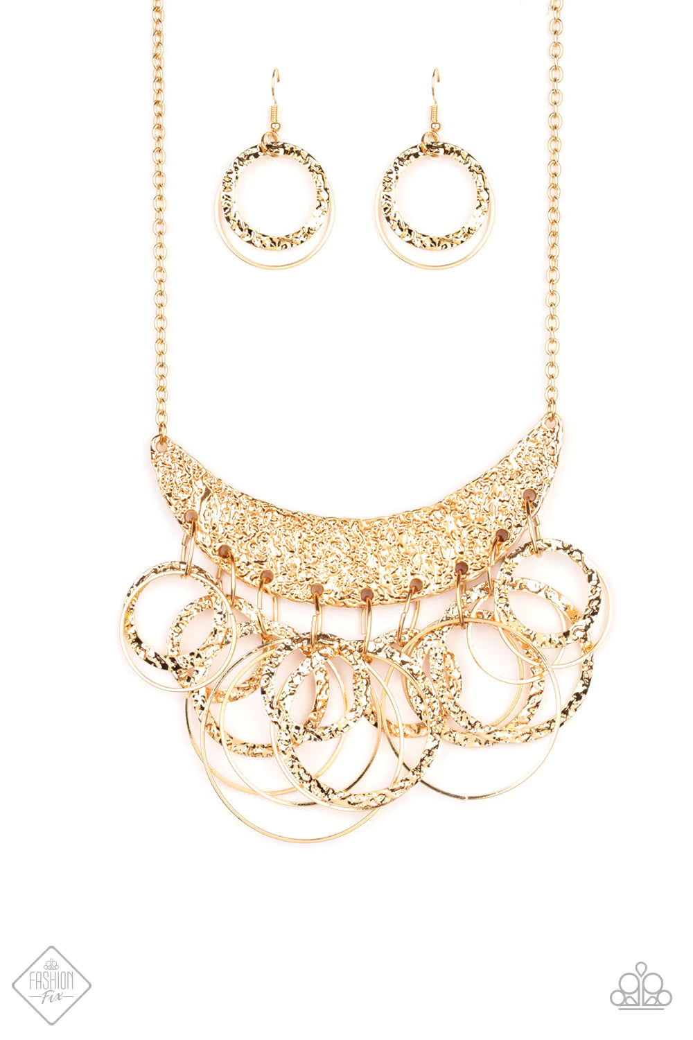 Paparazzi Necklace ~ Metro Eclipse - Gold