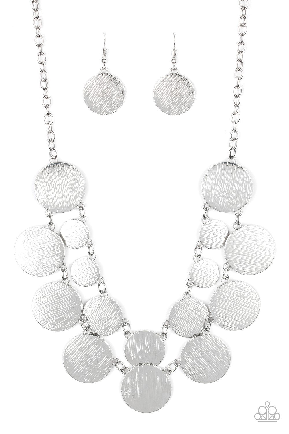 Paparazzi Necklace ~ Stop and Reflect - Silver