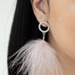 Paparazzi Earring ~ BOA Down - Pink