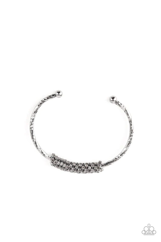 Pulsera Paparazzi ~ Twinkling Twist - Negro