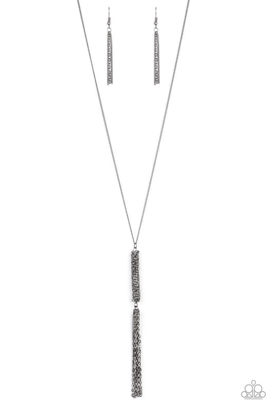 Paparazzi Necklace ~ Towering Twinkle - Black