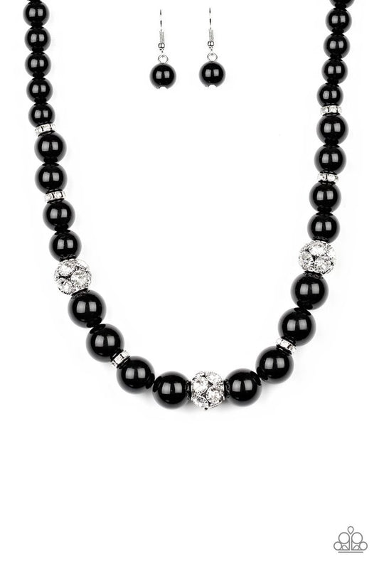 Rich Girl Refinement - Black - Paparazzi Necklace Image
