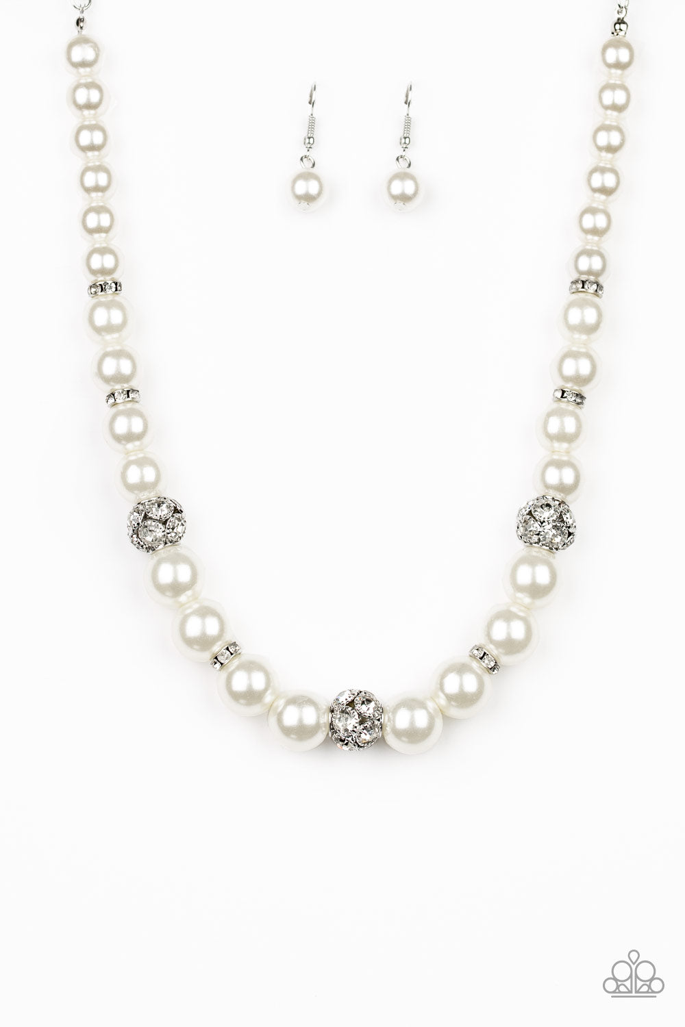 Paparazzi Necklace ~ Rich Girl Refinement - White