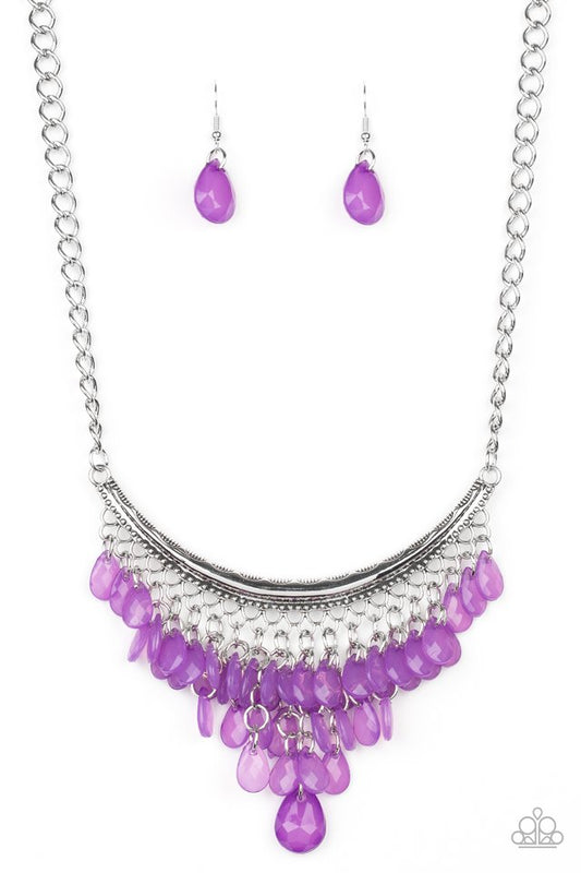 Rio Rainfall - Purple - Paparazzi Necklace Image