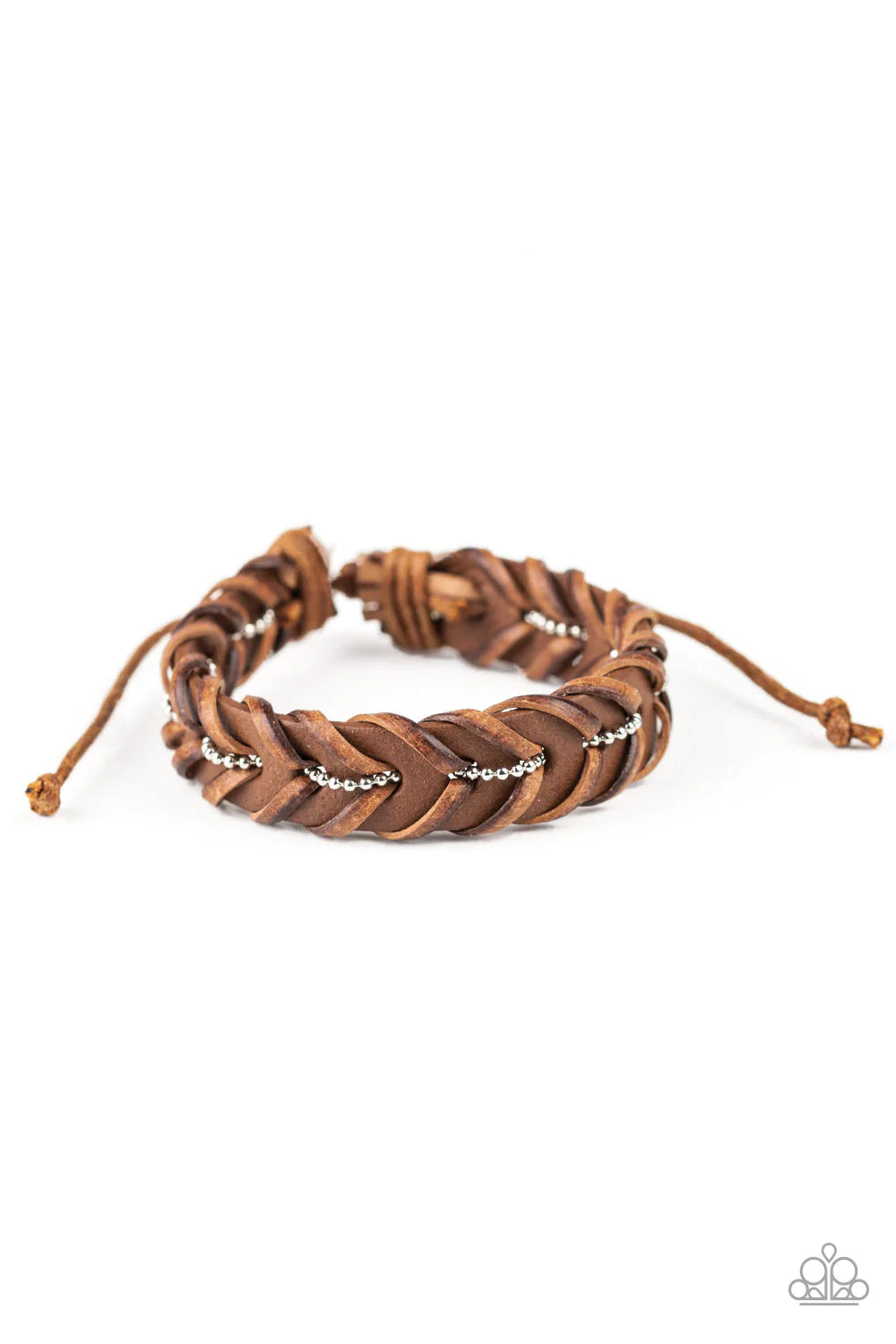 Paparazzi Bracelet ~ Rugged Rancher - Brown