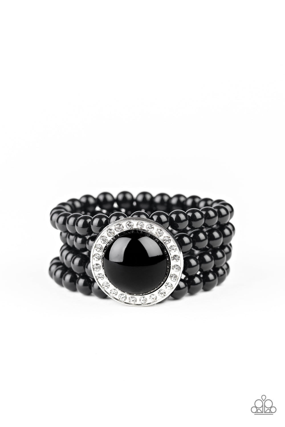 Paparazzi Bracelet ~ Top Tier Twinkle - Black