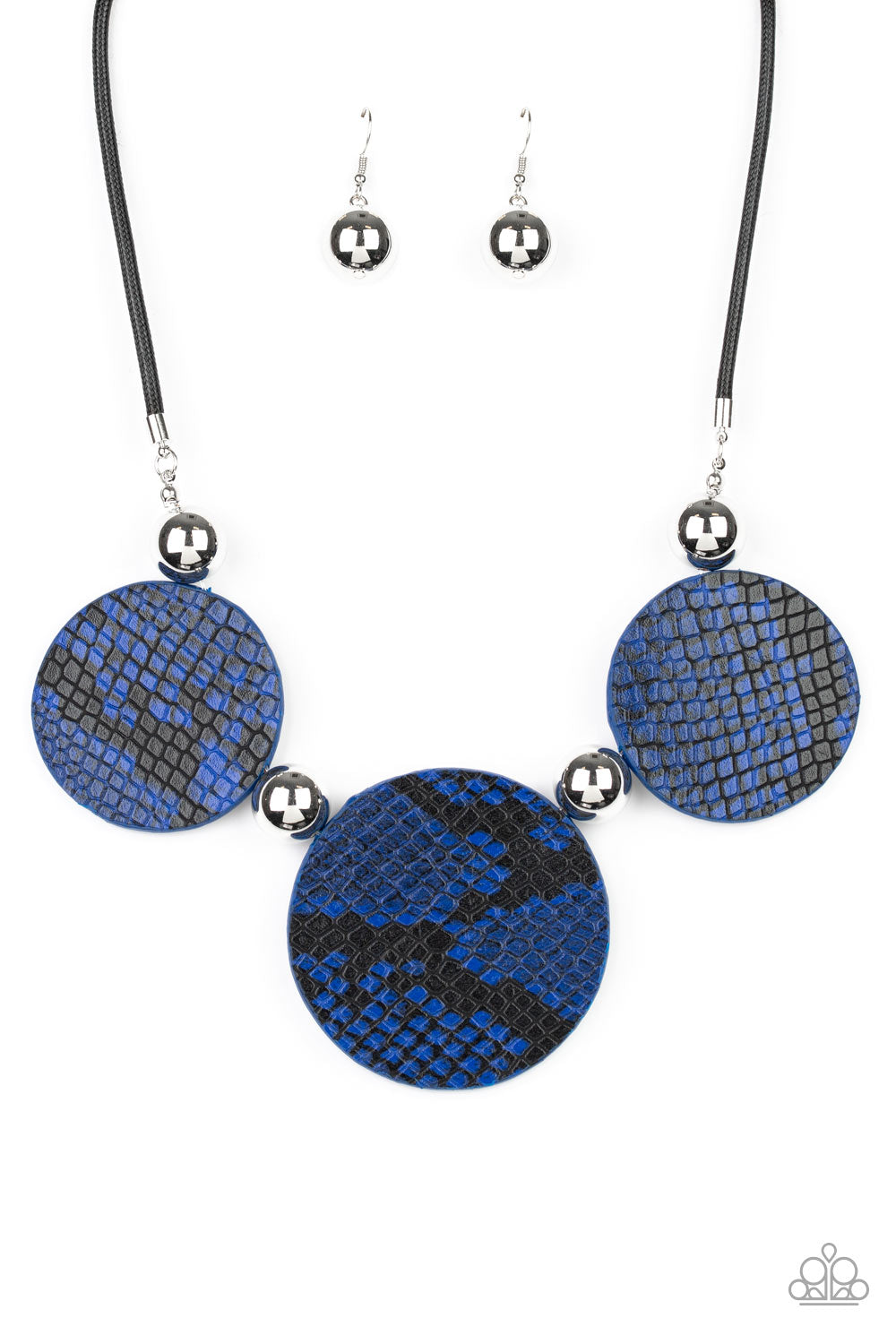 Paparazzi Necklace ~ Viper Pit - Blue
