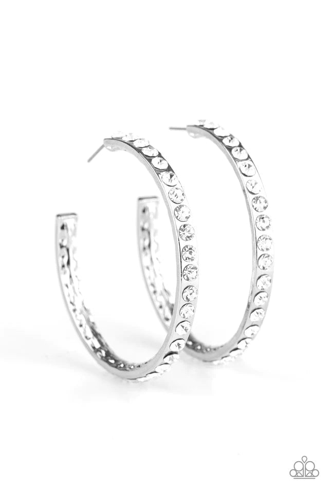 Pendiente Paparazzi ~ Global Gleam - Blanco