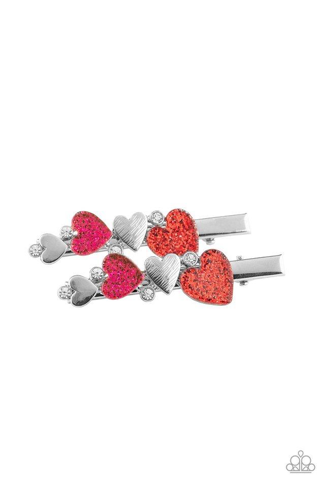 Paparazzi Hair Accessories ~ Heart Shocker - Multi