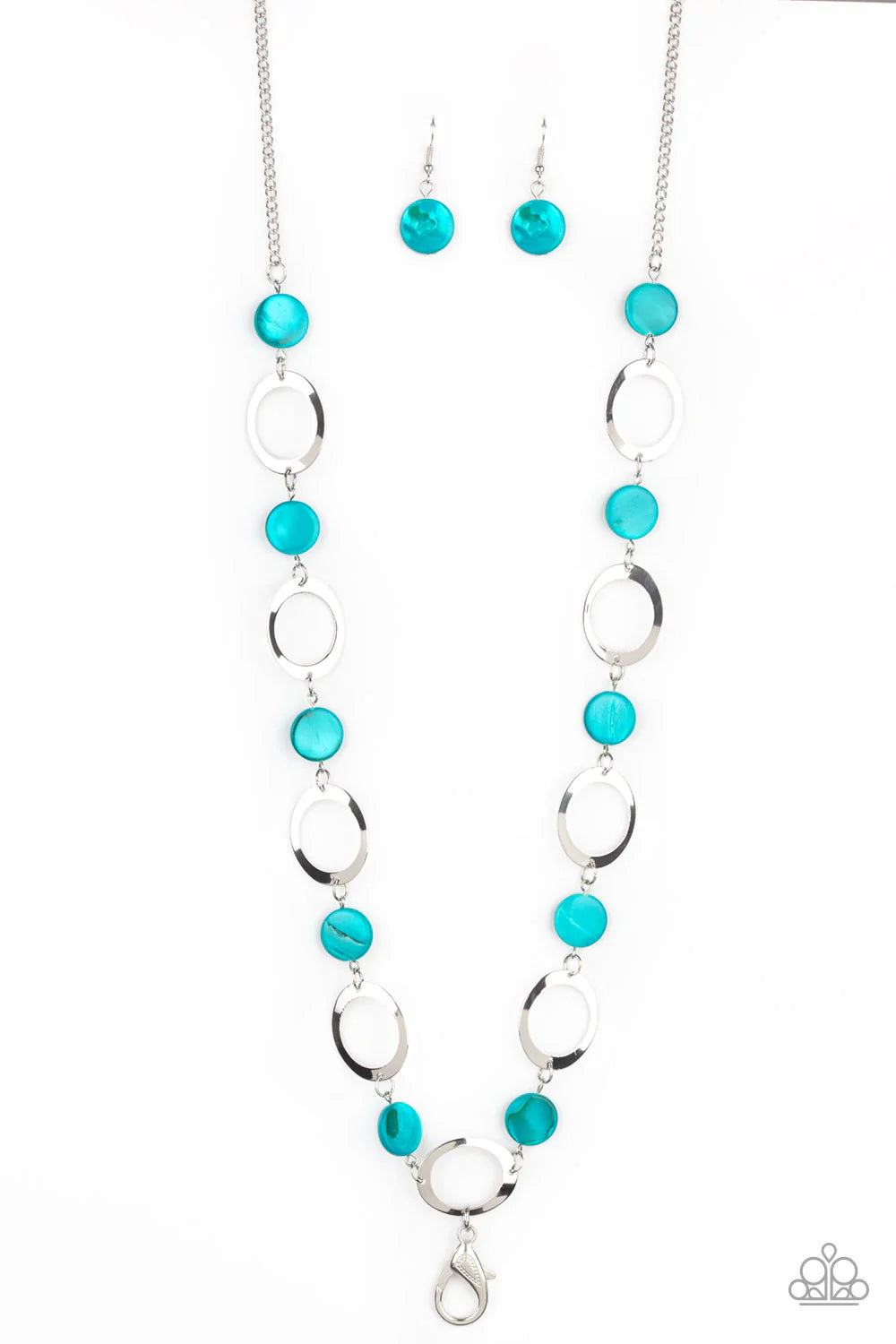 Paparazzi Necklace ~ SHELL Your Soul - Blue