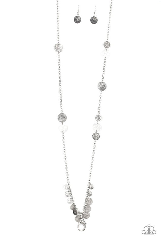 Trailblazing Trinket - Silver - Paparazzi Necklace Image