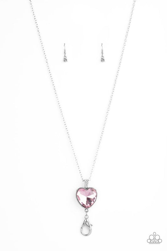 Lovely Luminosity - Pink - Paparazzi Necklace Image