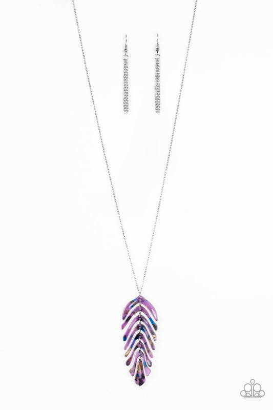 Paparazzi Necklace ~ She QUILL Be Loved - Purple