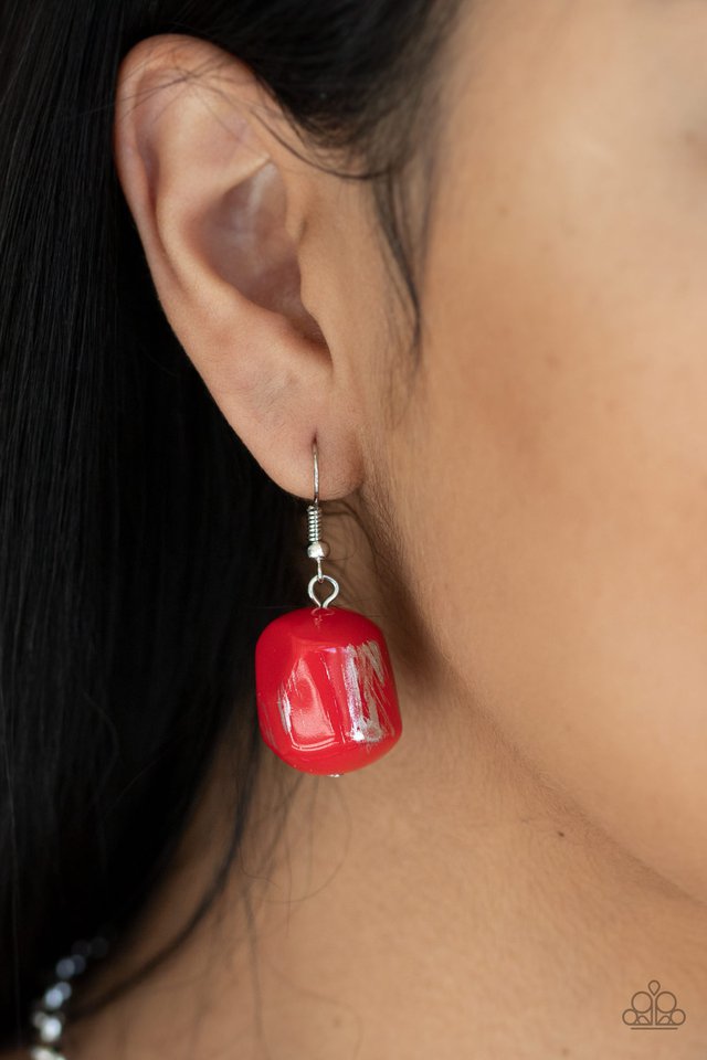 Girl Grit - Red - Paparazzi Necklace Image