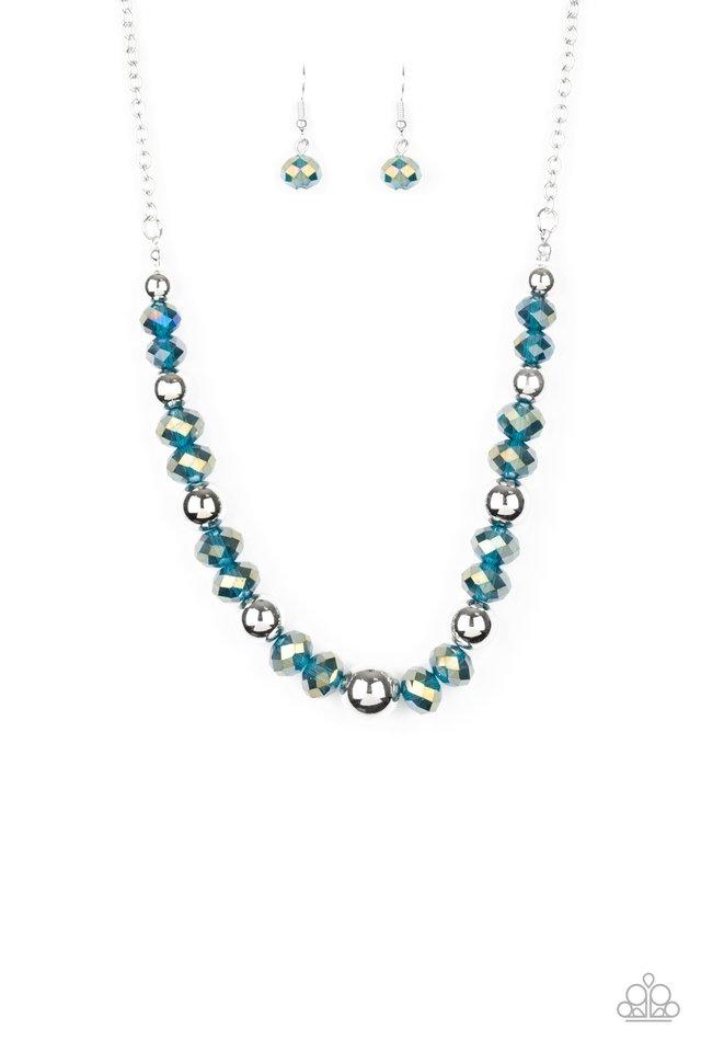 Paparazzi Necklace ~ Jewel Jam - Blue