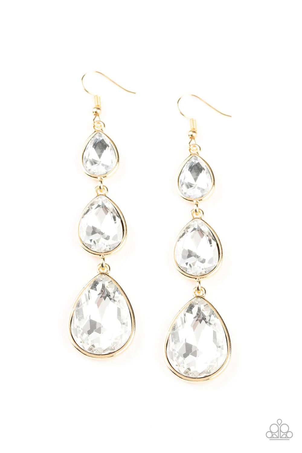 Paparazzi Earring ~ Metro Momentum - Gold