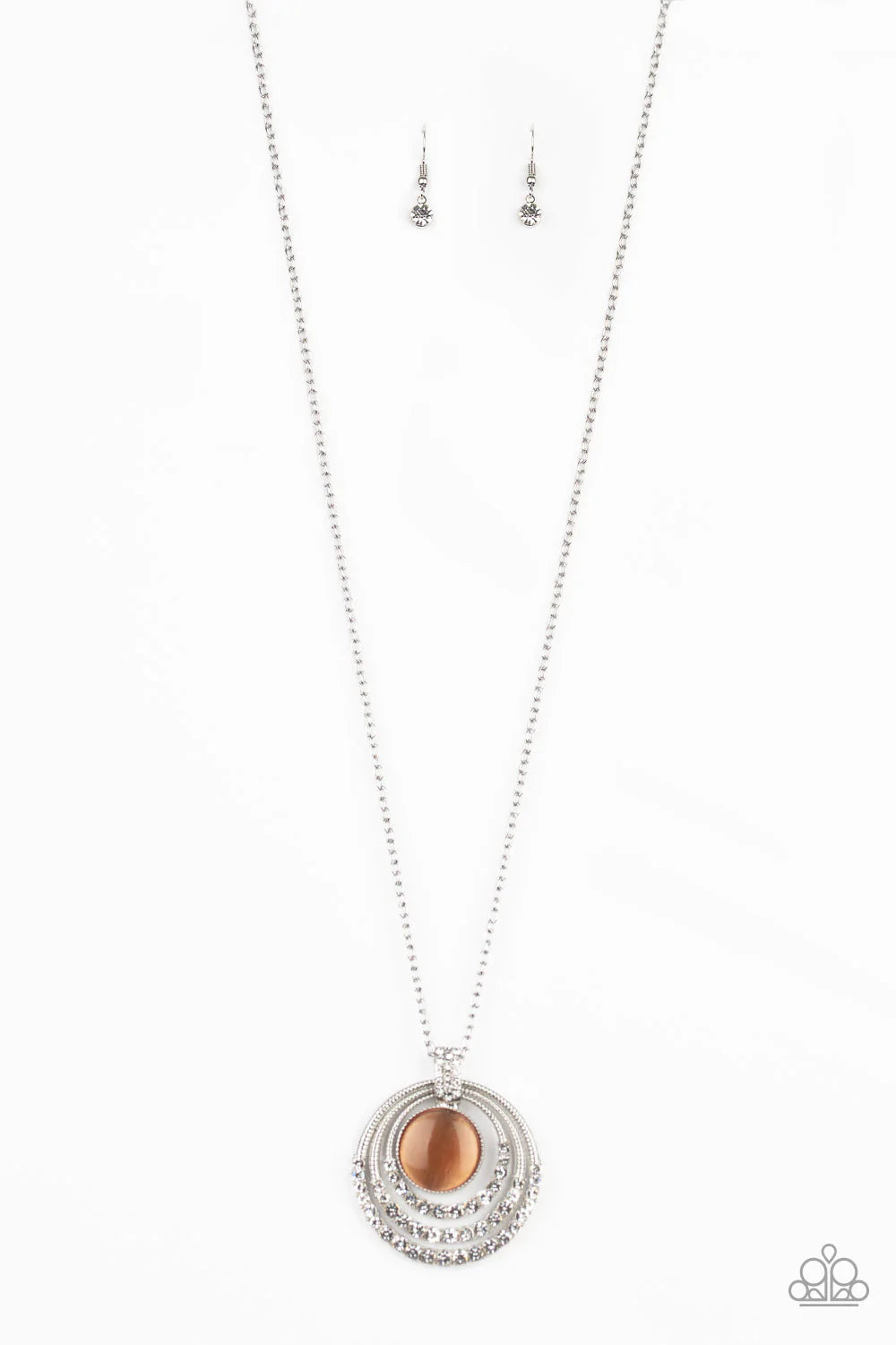 Collier Paparazzi 'La Classe Dirigeante' - Perles Noires Et Argentées - Chaîne Réglable - Neuf