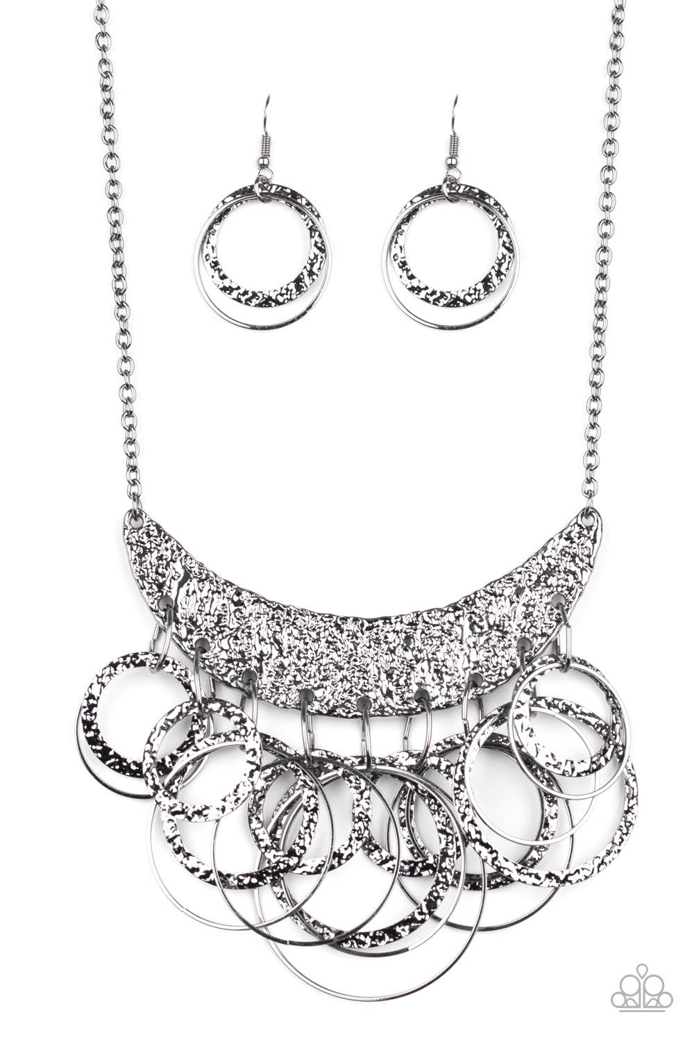 Paparazzi Necklace ~ Metro Eclipse - Black