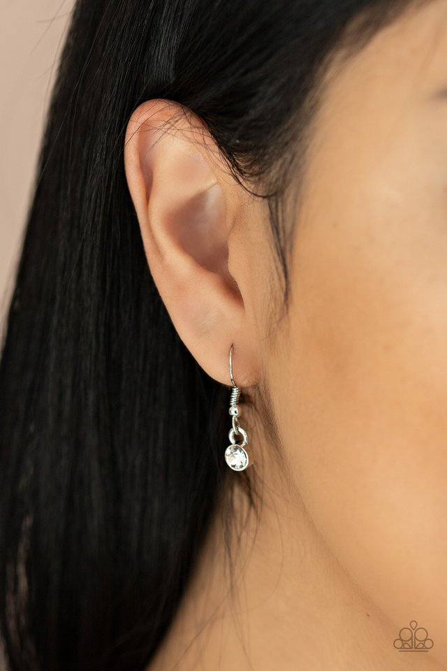 Secret Shimmer - Blue - Paparazzi Necklace Image