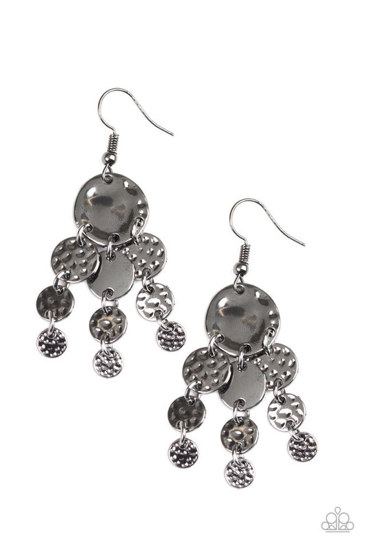 Do Chime In - Black - Paparazzi Earrings Image