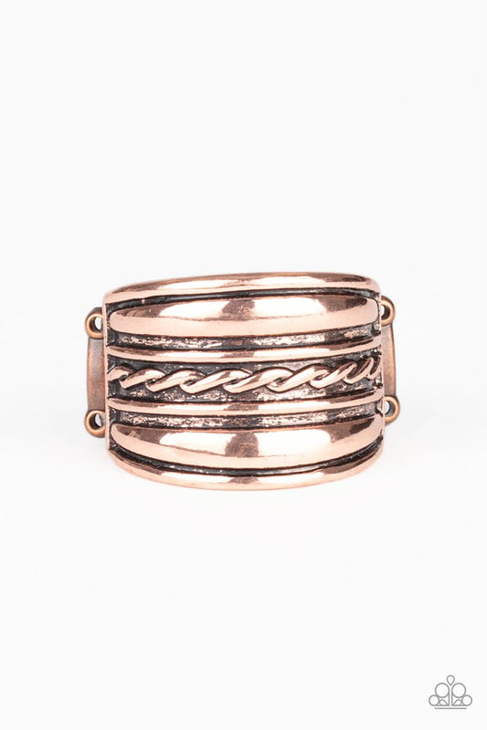 Let It LAYER - Copper - Paparazzi Ring Image