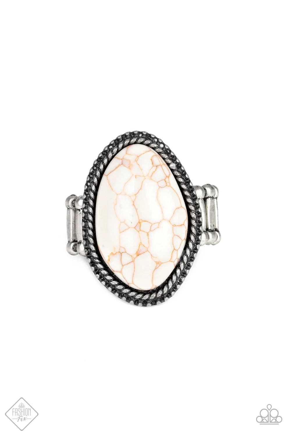 Paparazzi Ring ~ Stone Samba - White