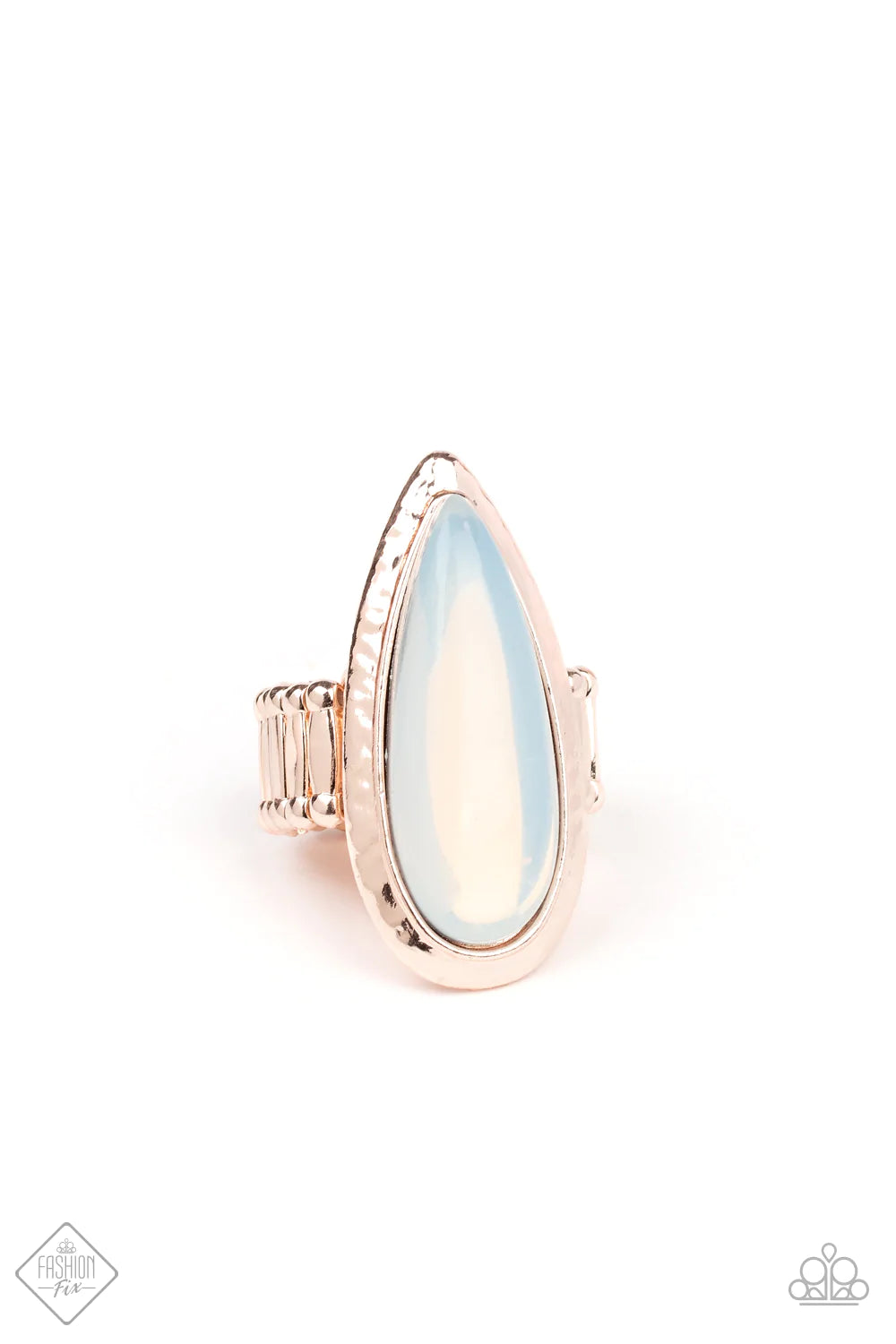 Paparazzi Ring ~ Opal Oasis - White