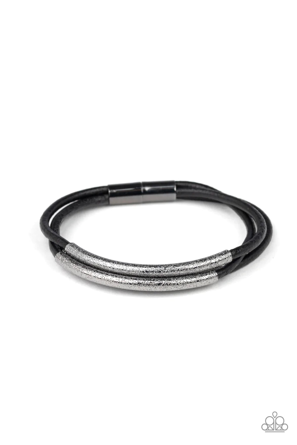 Paparazzi Bracelet ~ Magnetic Maverick - Black
