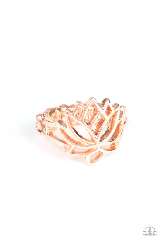 Paparazzi Ring ~ Lotus Lover - Copper