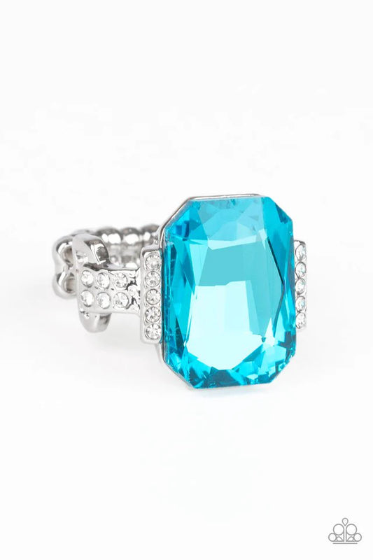 Paparazzi Ring ~ You Can COUNTESS On Me - Blue