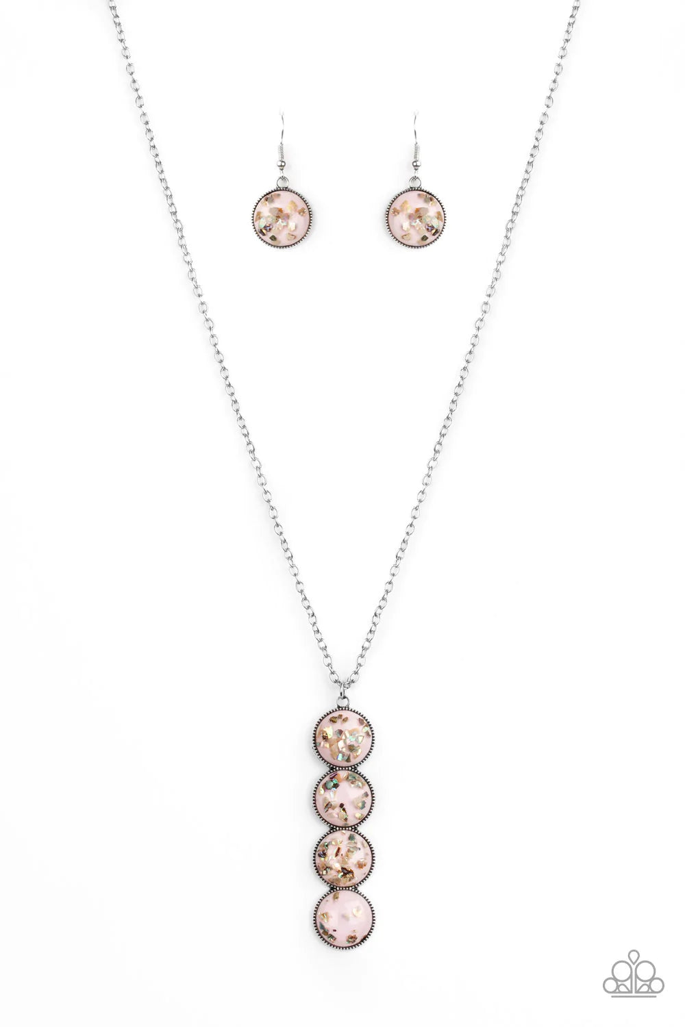 Paparazzi Necklace ~ Confetti and Cocktails - Pink