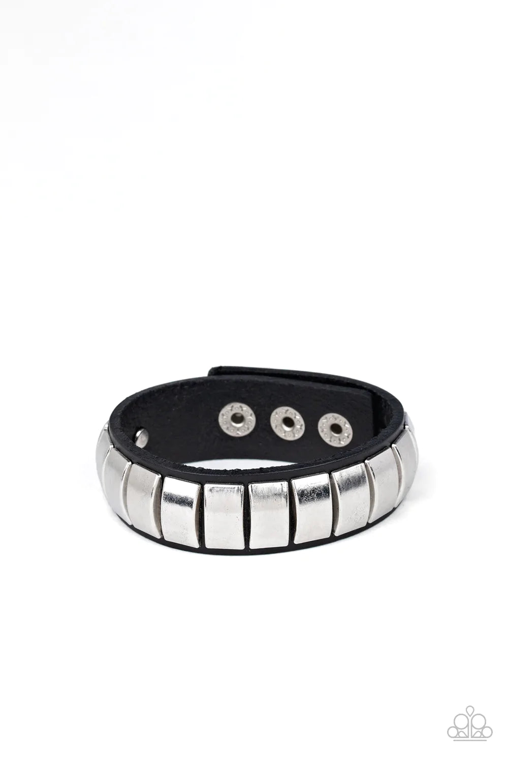 Paparazzi Bracelet ~ Moto Mode - Black