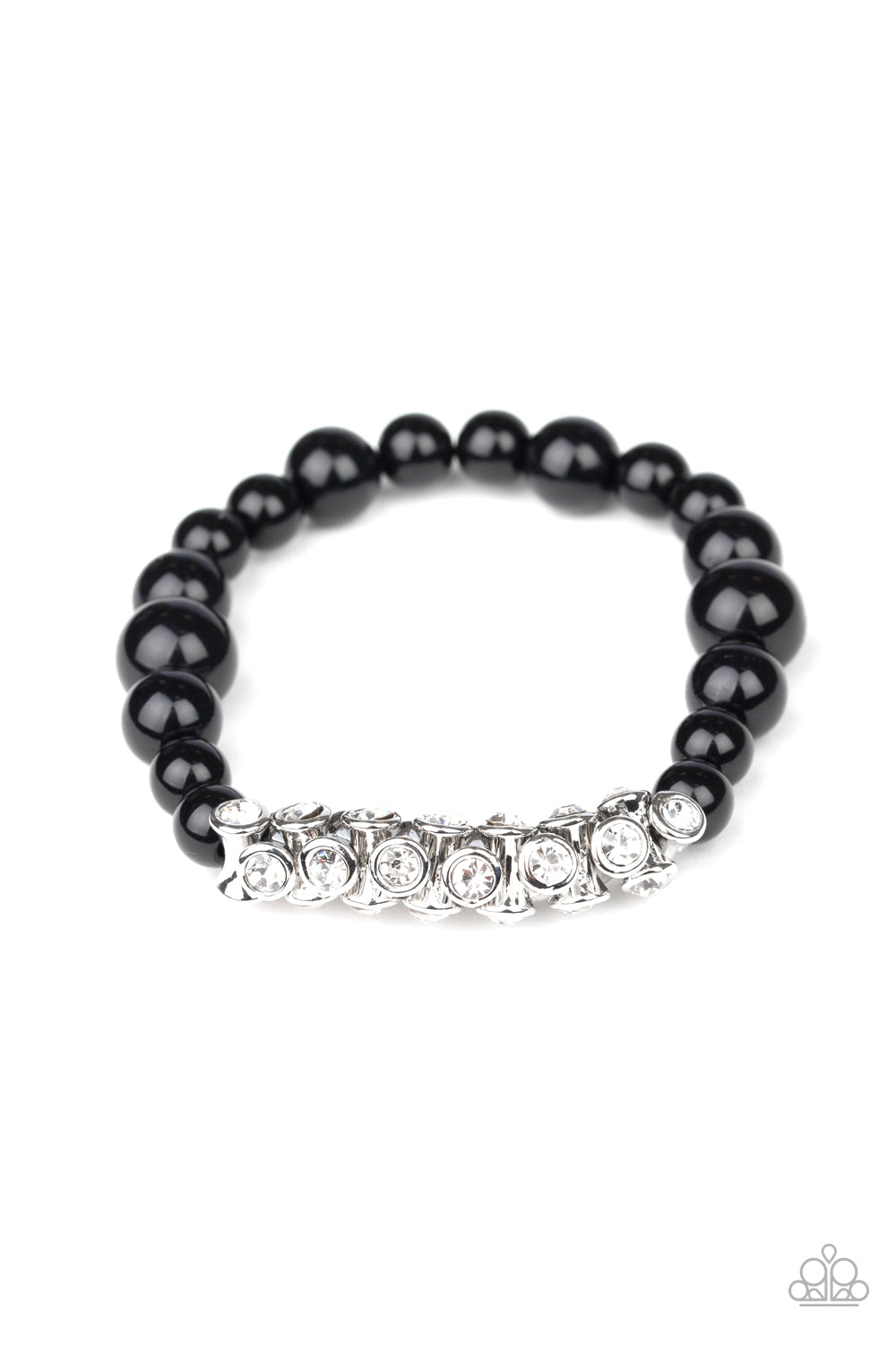 Paparazzi Bracelet ~ Traffic-Stopping Sparkle - Black