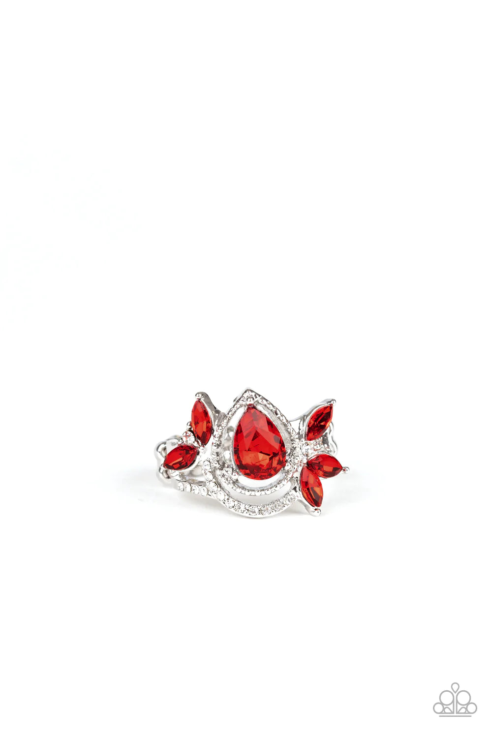 Paparazzi Ring ~ Eden Elegance - Red