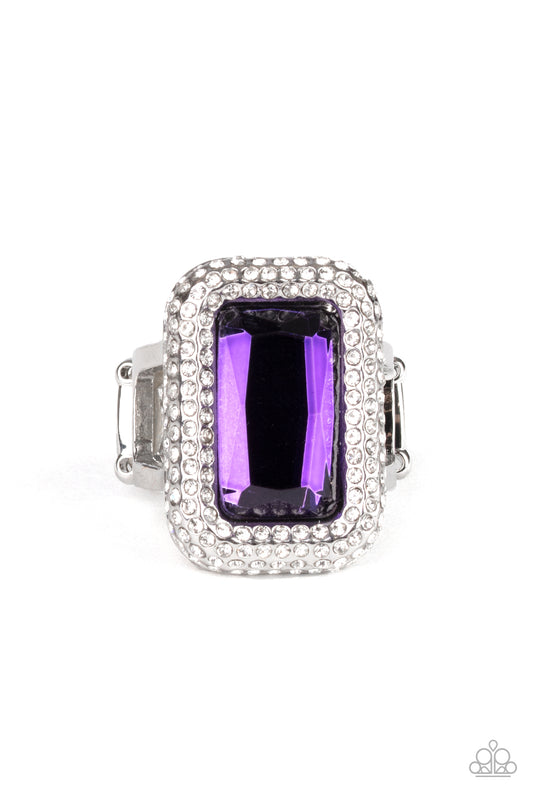 Paparazzi Ring ~ A Grand STATEMENT-MAKER - Purple