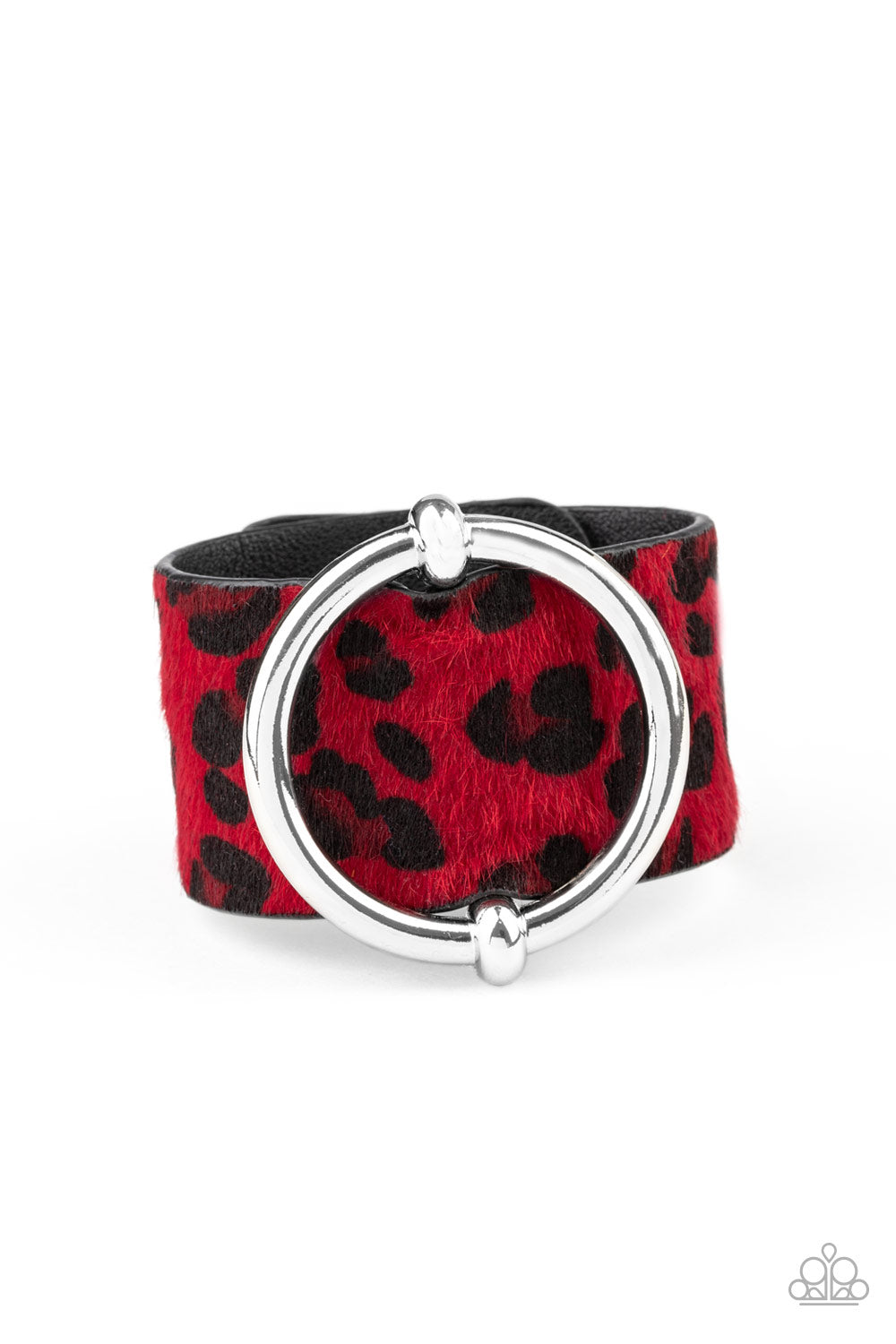 Paparazzi Bracelet ~ Asking FUR Trouble - Red