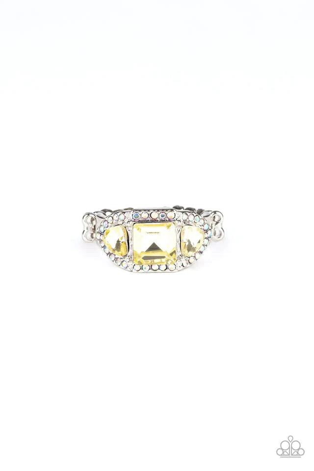 Anillo Paparazzi ~ Royal Riches - Amarillo