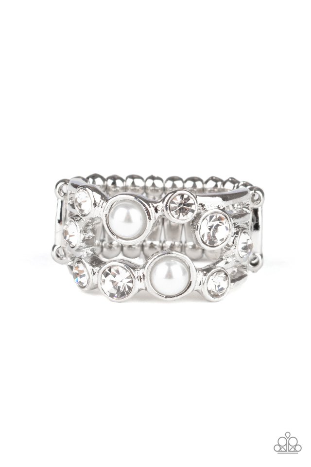 Treasure Treatment - White - Paparazzi Ring Image