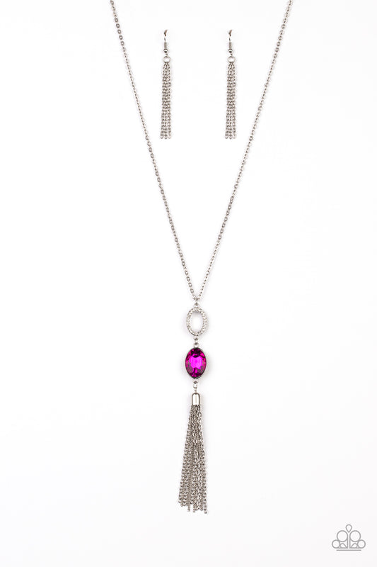 Paparazzi Necklace ~ Unstoppable Glamour - Pink
