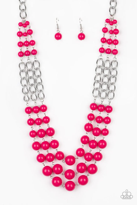 A La Vogue - Pink - Paparazzi Necklace Image