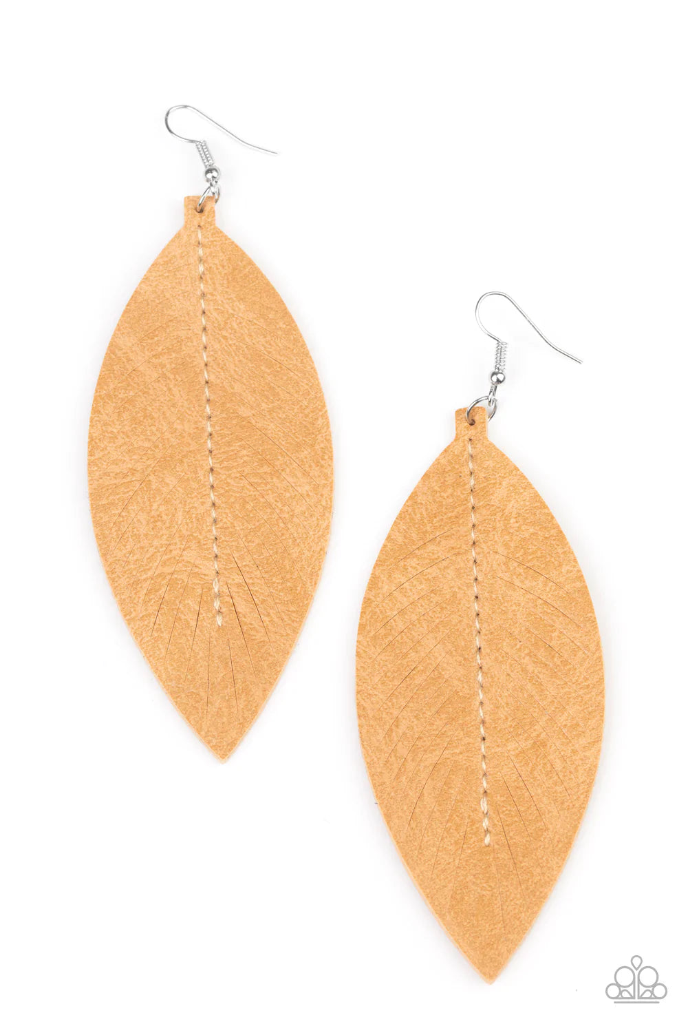 Paparazzi Earring ~ Naturally Beautiful - Brown