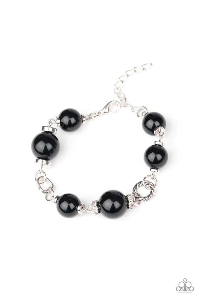 Paparazzi Bracelet ~ Boardroom Baller - Black