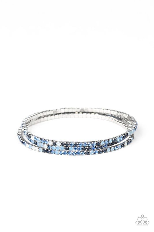Paparazzi Bracelet ~ Sugar and ICE - Blue