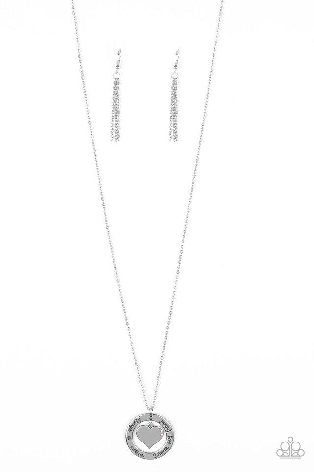 Paparazzi Necklace ~ Always A Mother, Forever My Friend - Pink