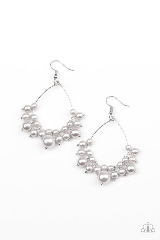 Paparazzi Earring ~ 5th Avenue Appeal - Silver